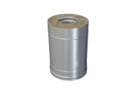 дымоход феррум утепленный нержавеющий (430/0,5мм)/оцинкованный ф200/280 l=0,25м по воде #