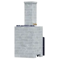 облицовка для банных печей gfs авангард 40п2 1140/40 классика кирпич талькохлорит (верх)