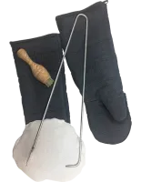 набор экотандыры для приготовления лепёшек в тандыре (5 предметов)