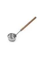 черпак 0,15 л mini алюминиевый, ручка из осины, 212f, банный эксперт