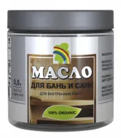 масло льняное  для полков бань и саун радуга 1 л.